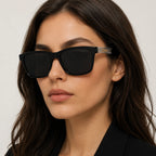 Gucci CA5051 Square Black Sunglasses — Women Luxury Eyewear UAE